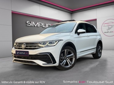 Volkswagen tiguan ehybrid 245ch dsg6 r-line exclusive attelage toit ouvrant garantie 12 mois occasion simplicicar toulouse...