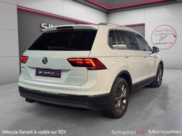 Volkswagen tiguan 2.0 tdi 150ch dsg7 carat toit ouvrant regulateur de distance garantie 12 mois occasion montpellier (34)...