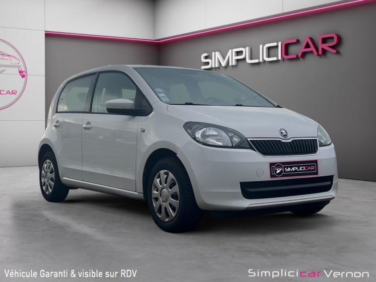 Skoda citigo 1.0 12v mpi 60 ch active  révision pour la vente  garantie 12 mois occasion simplicicar vernon simplicicar...