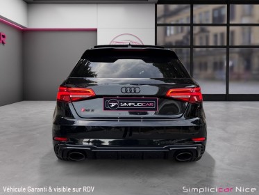 Audi rs3 sportback pack rs   toit ouvrant / camera / bo ... occasion  simplicicar nice - pfvauto simplicicar simplicibike...
