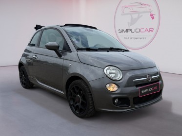Fiat 500c s 1.2 75ch / cabriolet--- occasion simplicicar orgeval  simplicicar simplicibike france