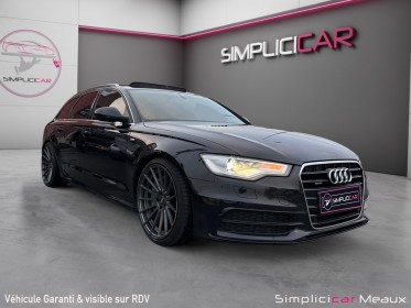Audi a6 avant v6 3.0 bitdi dpf 313 quattro s line tiptronic 8 a occasion simplicicar meaux simplicicar simplicibike france