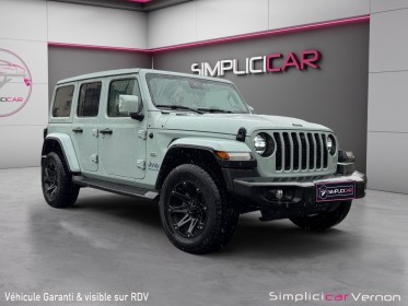 Jeep wrangler unlimited 4xe 2.0 l t 380 ch phev 4x4 bva8 overland  toit ouvrant en totalite  applecarplay  garantie 12 mois...