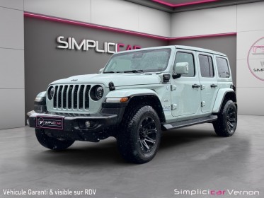 Jeep wrangler unlimited 4xe 2.0 l t 380 ch phev 4x4 bva8 overland  toit ouvrant en totalite  applecarplay  garantie 12 mois...