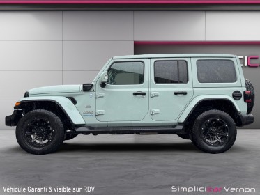 Jeep wrangler unlimited 4xe 2.0 l t 380 ch phev 4x4 bva8 overland  toit ouvrant en totalite  applecarplay  garantie 12 mois...