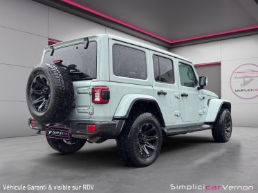 Jeep wrangler unlimited 4xe 2.0 l t 380 ch phev 4x4 bva8 overland  toit ouvrant en totalite  applecarplay  garantie 12 mois...