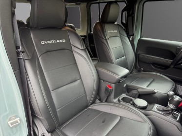 Jeep wrangler unlimited 4xe 2.0 l t 380 ch phev 4x4 bva8 overland  toit ouvrant en totalite  applecarplay  garantie 12 mois...