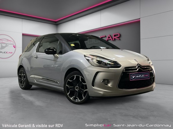 Ds ds 3 bluehdi 120 ss bvm6 sport chic carplay garantie 12 mois occasion simplicicar saint-jean simplicicar simplicibike france