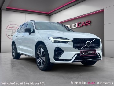 Volvo xc60 t6 recharge awd 253 ch  145 ch geartro 8 plus style dark - attelage - toit ouvrant - garantie 2029 occasion...