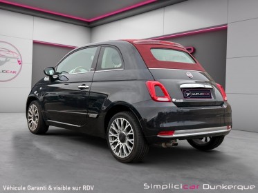 Fiat 500c serie 6 1.2 69 ch lounge toit ouvrant radar stationnement ar bluetooth garantie 12 mois occasion simplicicar...