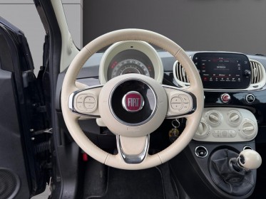Fiat 500c serie 6 1.2 69 ch lounge toit ouvrant radar stationnement ar bluetooth garantie 12 mois occasion simplicicar...