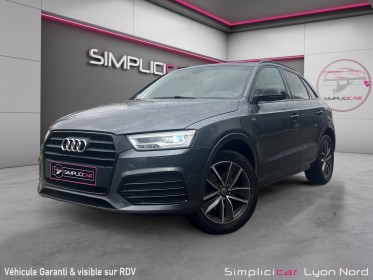Audi q3 q3 2.0 tdi 120 ch midnight series s-line - faible kms - toit ouvrant panoramique - caméra de recul - garantie 12...