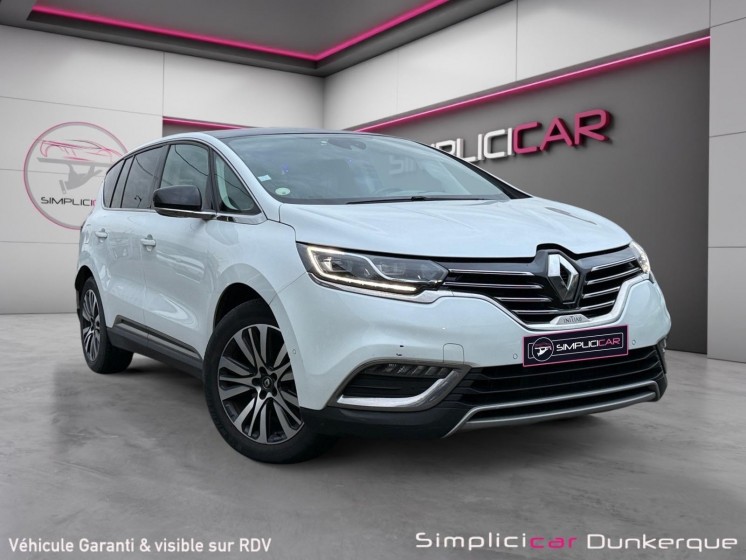 Renault espace v dci 160 energy twin turbo initiale paris edc 7 places sieges massants chauffant ventiles garantie 12moiss...