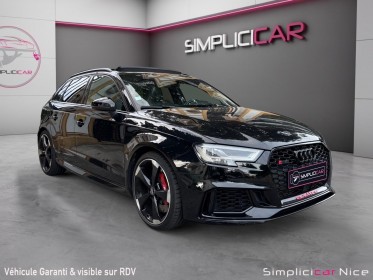 Audi rs3 sportback pack rs   toit ouvrant / camera / bo ... occasion  simplicicar nice - pfvauto simplicicar simplicibike...