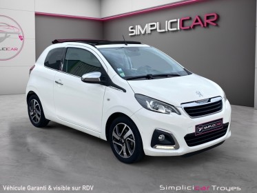 Peugeot 108 82ch bvm5 allure top! caméra de recul toit ouvrant régulateur garantie 12 mois occasion barberey simplicicar...
