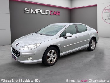 Peugeot 407 1.6 hdi 16v 110ch fap blue lion Édition black  silver cuir-climatisation occasion champigny-sur-marne (94)...