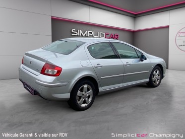 Peugeot 407 1.6 hdi 16v 110ch fap blue lion Édition black  silver cuir-climatisation occasion champigny-sur-marne (94)...