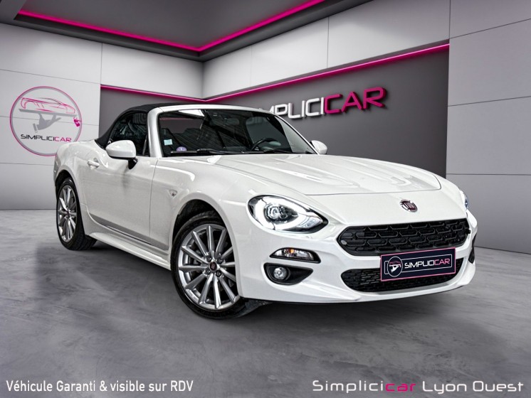 Fiat 124 spider 1.4 multiair 140 ch lusso plus - caméra de recul - sièges chauffants - garantie 12 mois occasion...
