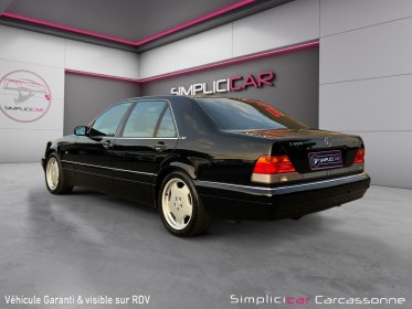 Mercedes classe s  w 140 s600 limousine occasion simplicicar carcassonne simplicicar simplicibike france