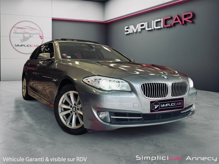 Bmw serie 5 touring f11 520i 184ch excellis a/garantie 12 mois/2eme main/carplay/attelage/toit ouvrant occasion simplicicar...