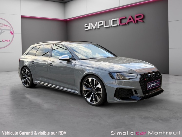 Audi rs4 avant v6 2.9 tfsi 450 ch tiptronic 8 pack black occasion montreuil (porte de vincennes)(75) simplicicar simplicibike...
