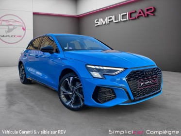 Audi a3 sportback s line 40 tfsie 204ch hybride - full sf to - faible km - occasion simplicicar compiegne simplicicar...