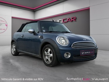 Mini mini 1.6i 98 one  6.0 pack salt, cabriolet, garantie 12 mois occasion simplicicar lunel simplicicar simplicibike france