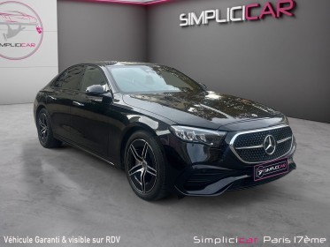 Mercedes classe e amg / garantie 12 mois / pack amg line occasion paris 17ème (75)(porte maillot) simplicicar simplicibike...