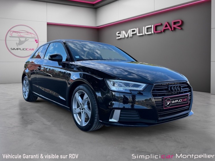 Audi a3 design luxe 1.4 tfsi 150ch cod  apple carplay sièges chauffants garantie 12 mois occasion montpellier (34)...