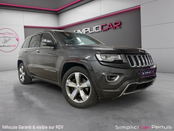 Jeep grand cherokee 3.0 v6 crd overland sièges chauffants et ventilés toit ouvrant gps garantie 12 mois occasion...