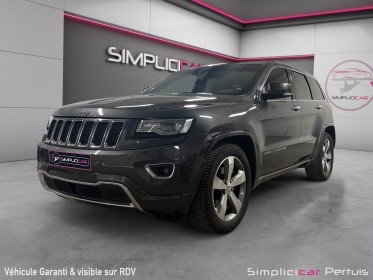 Jeep grand cherokee 3.0 v6 crd overland sièges chauffants et ventilés toit ouvrant gps garantie 12 mois occasion...