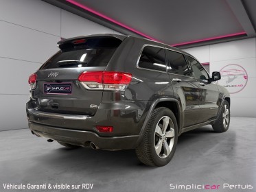 Jeep grand cherokee 3.0 v6 crd overland sièges chauffants et ventilés toit ouvrant gps garantie 12 mois occasion...