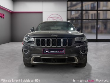 Jeep grand cherokee 3.0 v6 crd overland sièges chauffants et ventilés toit ouvrant gps garantie 12 mois occasion...