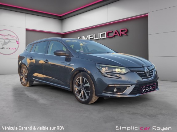 Renault megane iv estate tce 130 energy edc intens   garantie 12 mois/entretiens a jour occasion simplicicar royan...