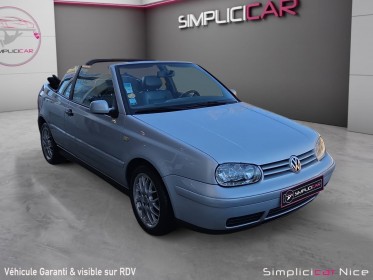 Volkswagen golf cabriolet 1.6i 100 ch carat occasion  simplicicar nice - pfvauto simplicicar simplicibike france