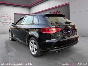 Audi a3 sportback 1.6 tdi 110 ambition, feux led, bluetooth audio, garantie 12 mois occasion simplicicar villejuif ...