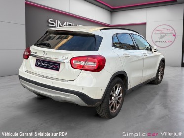 Mercedes classe gla 180 cdi inspiration, caméras de recul, radar de stationnement, garantie 12 mois occasion simplicicar...