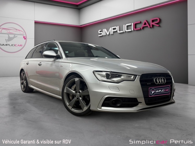 Audi a6 avant v6 3.0 bitdi dpf 313 quattro s line tiptronic 8 a gps, sièges chauffants, clim multizone garantie 12 mois...