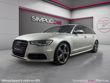 Audi a6 avant v6 3.0 bitdi dpf 313 quattro s line tiptronic 8 a gps, sièges chauffants, clim multizone garantie 12 mois...