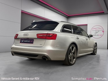 Audi a6 avant v6 3.0 bitdi dpf 313 quattro s line tiptronic 8 a gps, sièges chauffants, clim multizone garantie 12 mois...