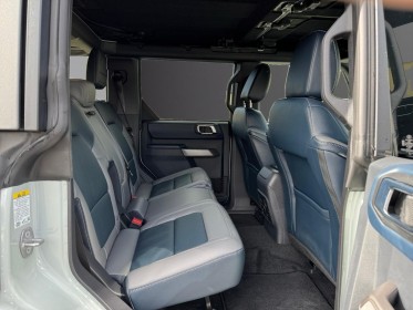 Ford bronco malus payé origine france - outer banks 2.7l v6 335 ch cactus grey - bang et olufsen - camera 360 occasion...