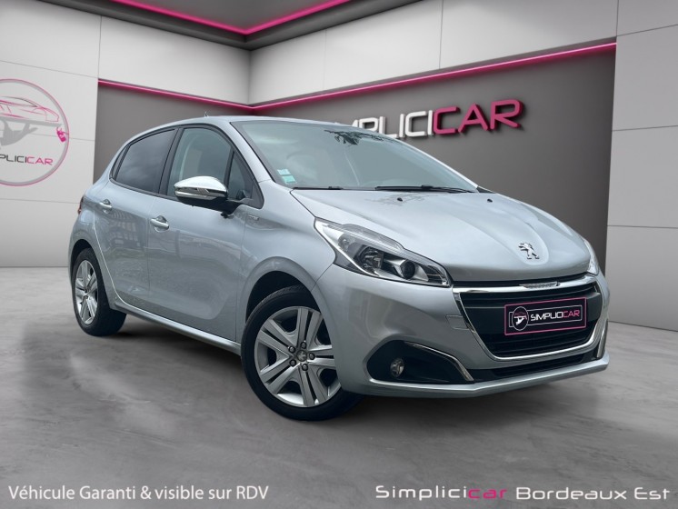 Peugeot 208 1.2 puretech 82ch bvm5 style courroie refaite, 1ere main entretien peugeot garantie 12 mois occasion simplicicar...