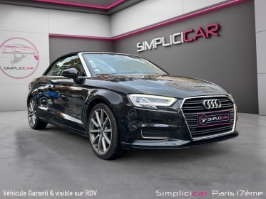 Audi a3 cabriolet 1.4 tfsi 115 s tronic 7 design luxe - apple carplay - camÉra de recul - virtual cockpit occasion paris...