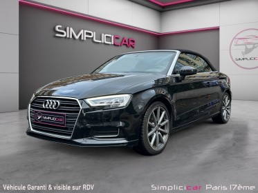 Audi a3 cabriolet 1.4 tfsi 115 s tronic 7 design luxe - apple carplay - camÉra de recul - virtual cockpit occasion paris...