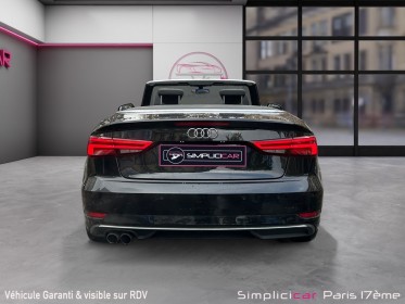 Audi a3 cabriolet 1.4 tfsi 115 s tronic 7 design luxe - apple carplay - camÉra de recul - virtual cockpit occasion paris...