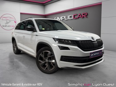 Skoda kodiaq 2.0 tdi 190 scr dsg7 4x4 5pl sportline - garantie 12 mois occasion simplicicar lyon ouest simplicicar...