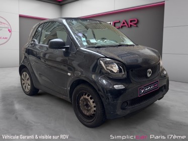 Smart fortwo coupe 1.0 71 ch ss ba6 pure occasion paris 17ème (75)(porte maillot) simplicicar simplicibike france