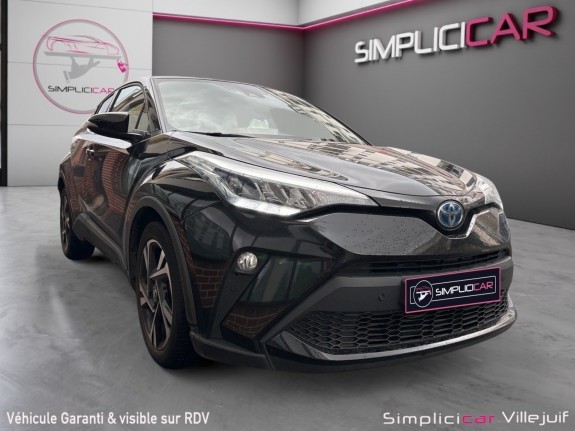 Toyota c-hr hybride my22 1.8l dynamic, phases 2, carplay, caméras de recul, garantie 12 mois occasion simplicicar villejuif...