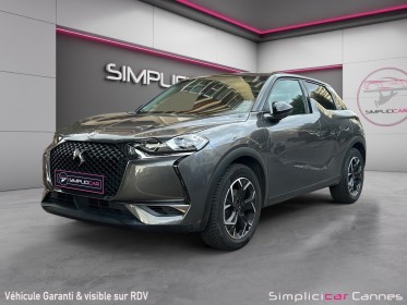 Ds ds3 crossback bluehdi 130 eat8 connected chic / entretien citroen / courroie distribution ok occasion cannes (06)...