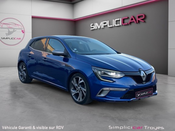 Renault megane iv berline tce 205 energy edc gt caméra de recul sièges chauffant key less suivi renault garantie 12 mois...